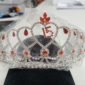 Orange 15 tiara